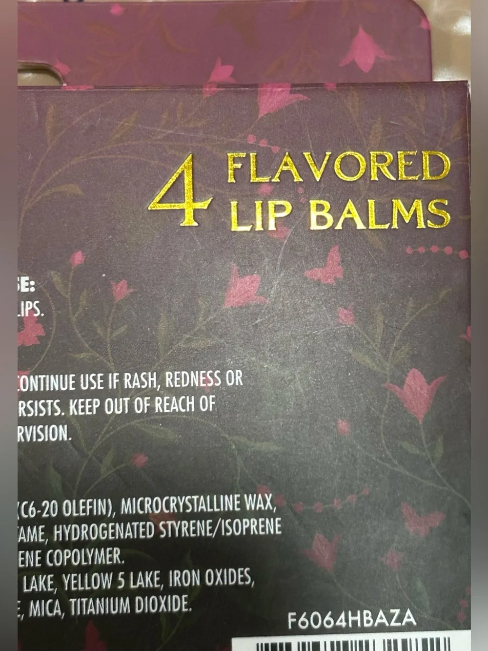 Wicked 4 Lip Balm Set. TASTE BEAUTY. 2 Glinda, 2 Elphaba. NWT. Universal Stud.